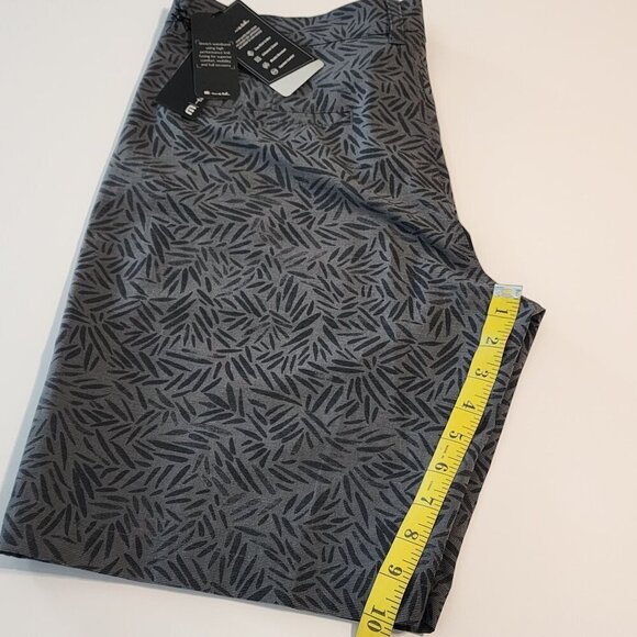 New Travis Mathew men size 34  athleisure golf shorts gray Power Lounging - Picture 11 of 14